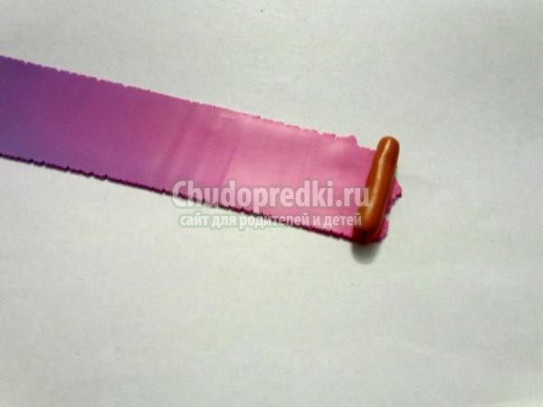 серьги из полимерной глины с бабочками