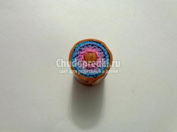 серьги из полимерной глины с бабочками