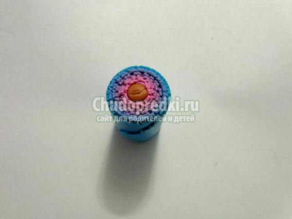 серьги из полимерной глины с бабочками