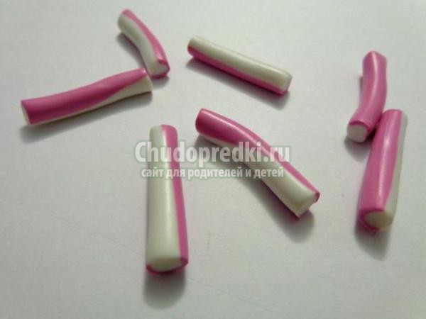 серьги из полимерной глины с бабочками