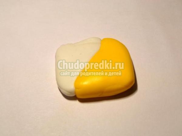 серьга для пирсинга из пластики. Орхидея