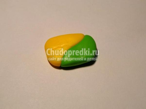 серьга для пирсинга из пластики. Орхидея