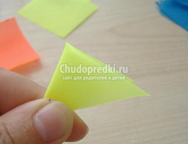 стрекоза на ободок в технике канзаши