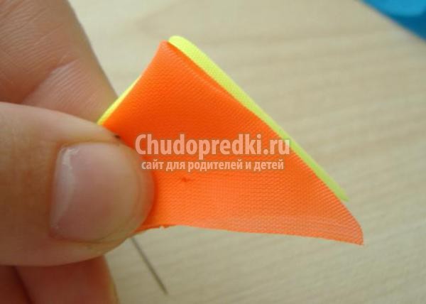 стрекоза на ободок в технике канзаши