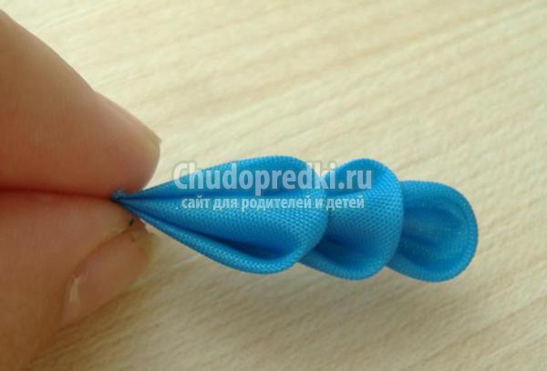 стрекоза на ободок в технике канзаши