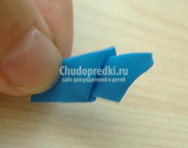 стрекоза на ободок в технике канзаши