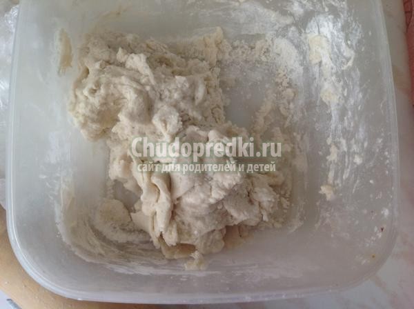 летняя картина из соленого теста