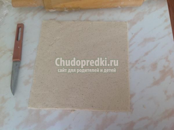 летняя картина из соленого теста