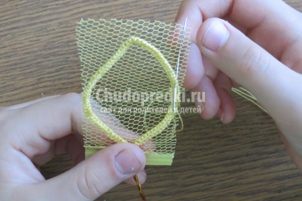 розы в технике макраме