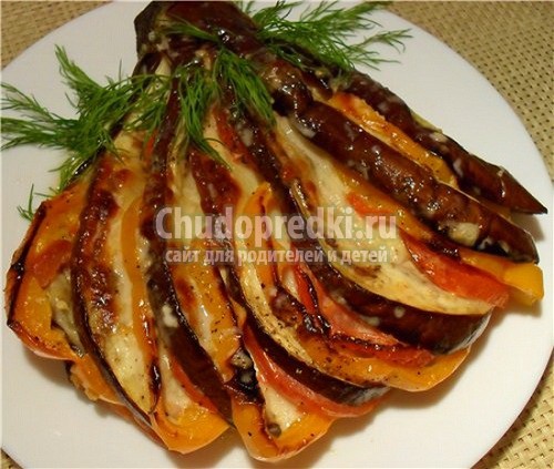 Баклажаны с чесноком