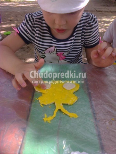поделки из соленого теста. Бабочка