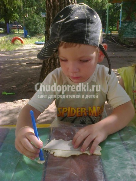 кораблик из соленого теста