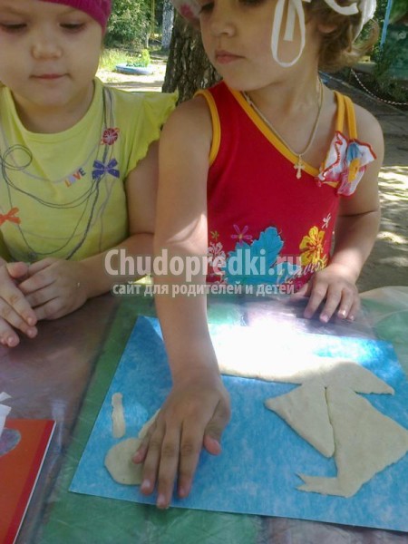 кораблик из соленого теста