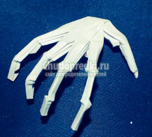 Как сделать руку из бумаги