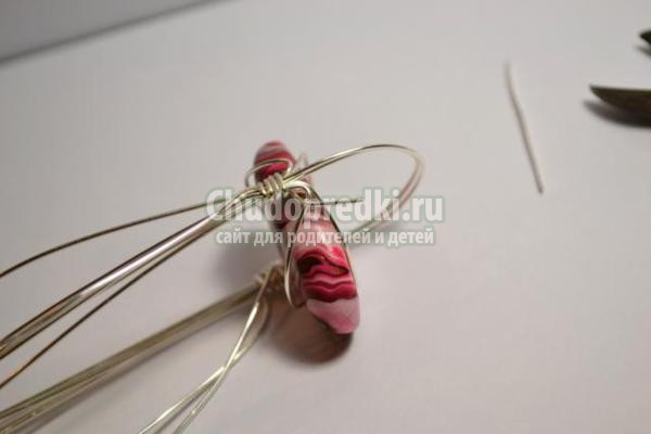 кольцо в технике wire wrap. Розовые оттенки кольцо в технике wire wrap. Розовые оттенки