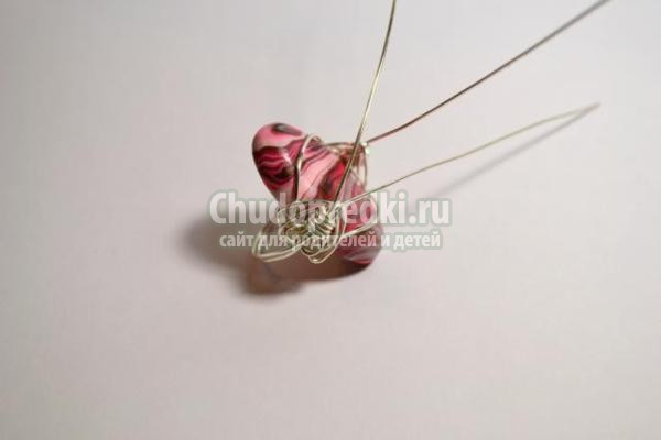 кольцо в технике wire wrap. Розовые оттенки кольцо в технике wire wrap. Розовые оттенки