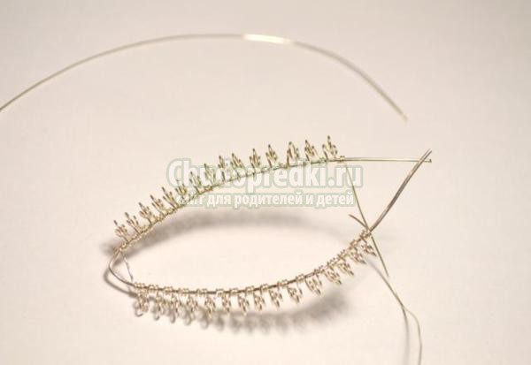 кулон в технике wire wrap с жадеитом