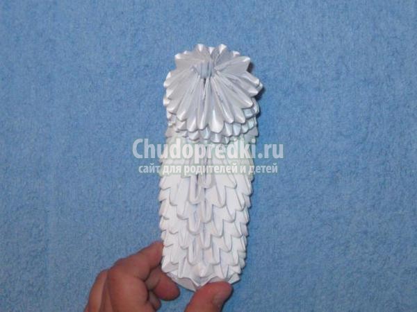 пегас в технике модульное оригами