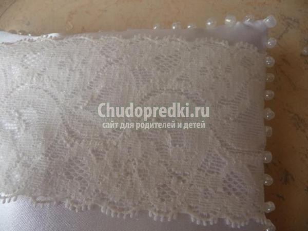 свадебная подушечка для колец
