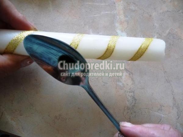 свадебные свечи своими руками