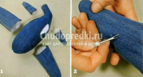 Мягкая игрушка самолет, своими руками