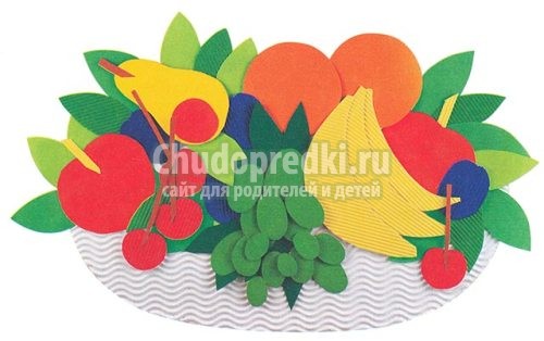 Аппликации из цветной бумаги