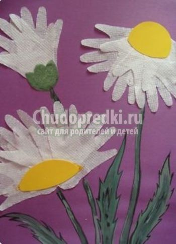 Аппликации из цветной бумаги