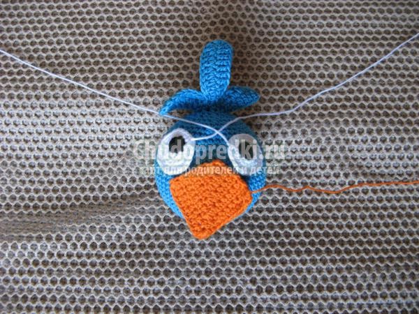 вязание игрушек крючком. Angry Birds