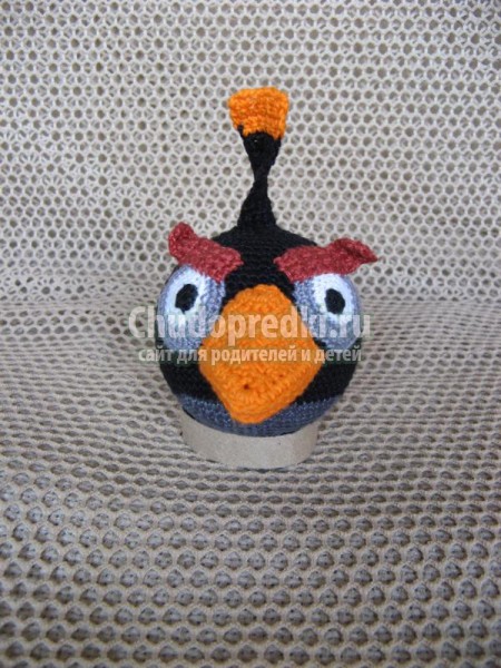 вязание игрушек крючком. Angry Birds