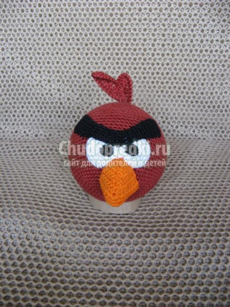 вязание игрушек крючком. Angry Birds