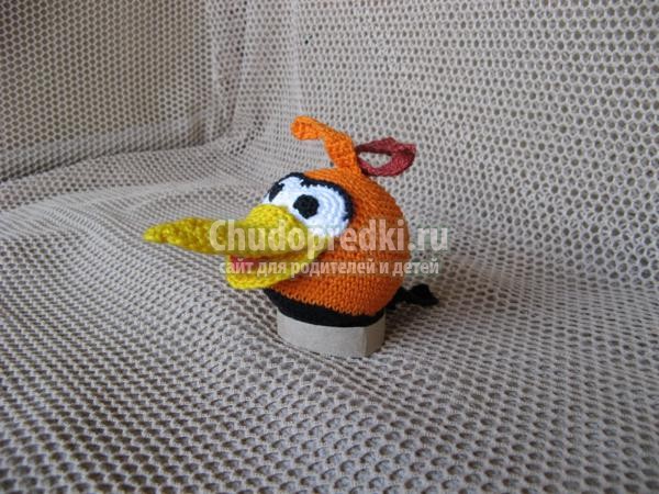 вязание игрушек крючком. Angry Birds