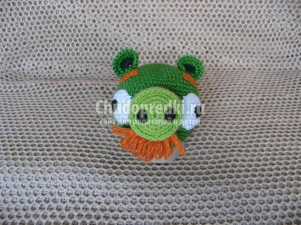 вязание игрушек крючком. Angry Birds