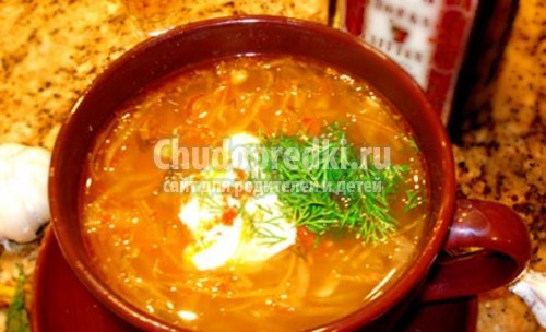 Щи из квашеной капусты