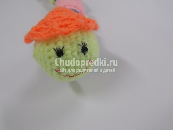 развивающая игрушка своими руками. Гусеница