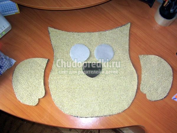 игрушки из ткани своими руками. Совенок
