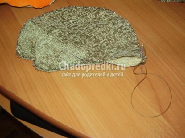 игрушки из ткани своими руками. Совенок