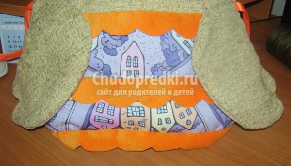 игрушки из ткани своими руками. Совенок