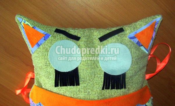 игрушки из ткани своими руками. Совенок