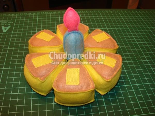 игрушки своими руками. Тортик из фетра