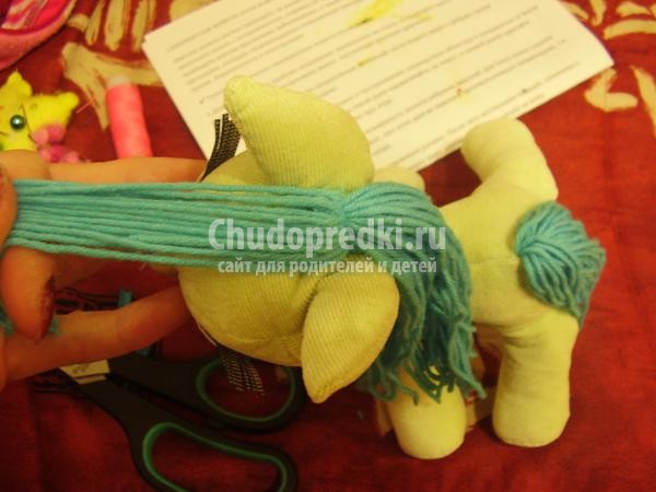 игрушки своими руками из ткани. Малютки пони