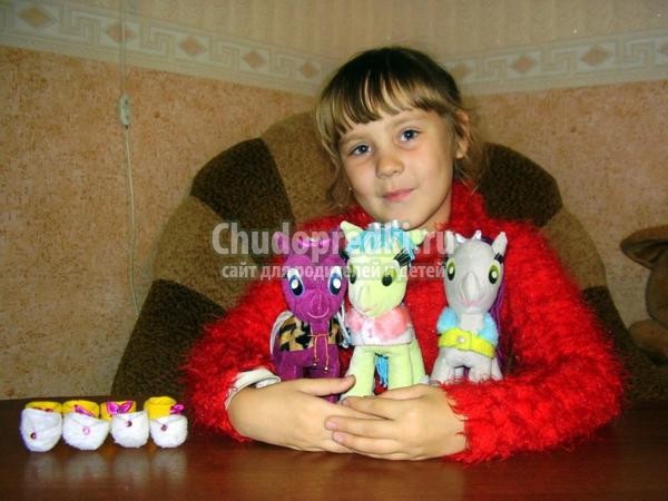 игрушки своими руками из ткани. Малютки пони