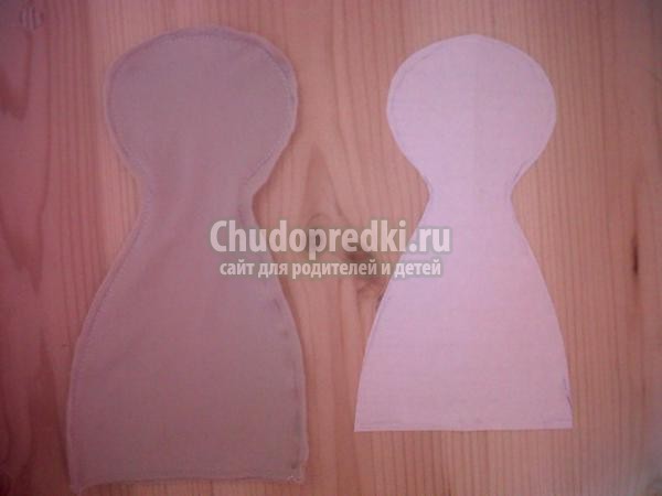 игрушка из лоскутков ткани. Клоун