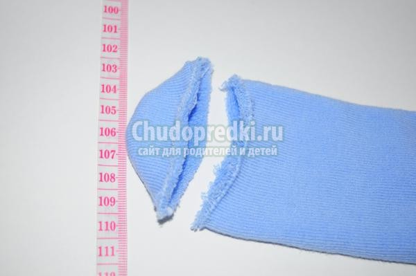 мишка из махрового носка