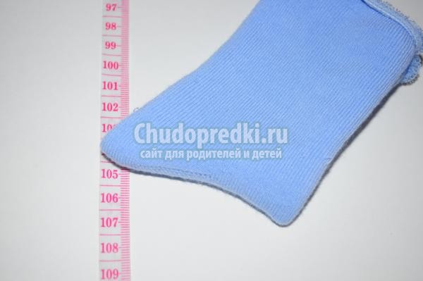 мишка из махрового носка
