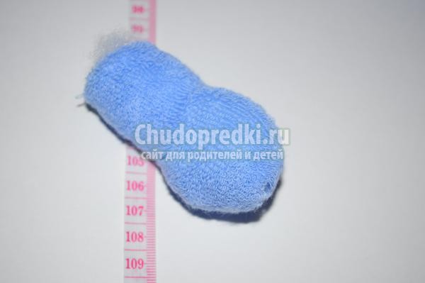 мишка из махрового носка