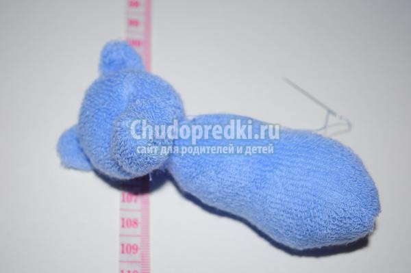 мишка из махрового носка