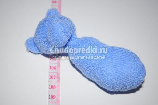мишка из махрового носка