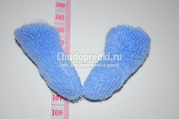 мишка из махрового носка