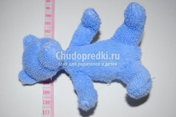 мишка из махрового носка