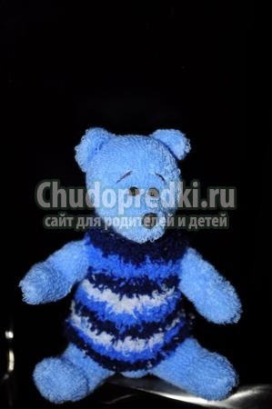 мишка из махрового носка
